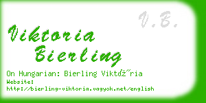 viktoria bierling business card